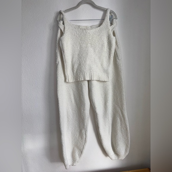 SKIMS Other - Skims Cozy Cream Knit Lounge Set L/XL